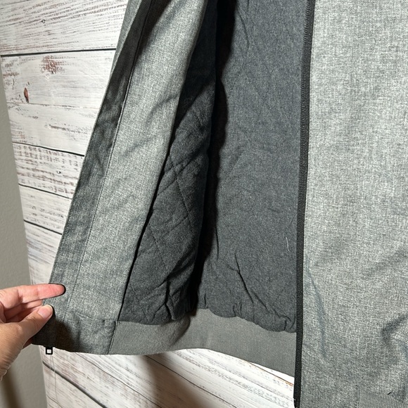First Wave Gray Jacket Thick Zip Up Hood Size 8 NWT - Picture 6 of 15